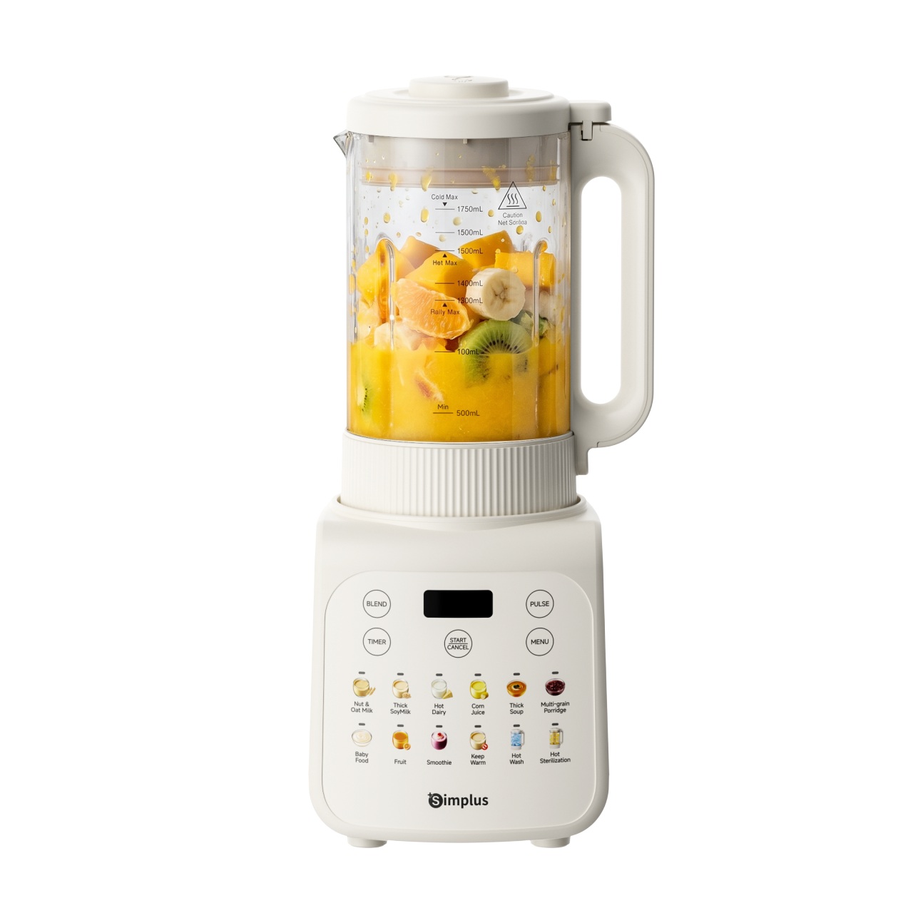 Simplus X INSSA เครื่องปั่นเสียงเบา เครื่องทำนมถั่วเหลืองไม่กรอง 1.75L ...