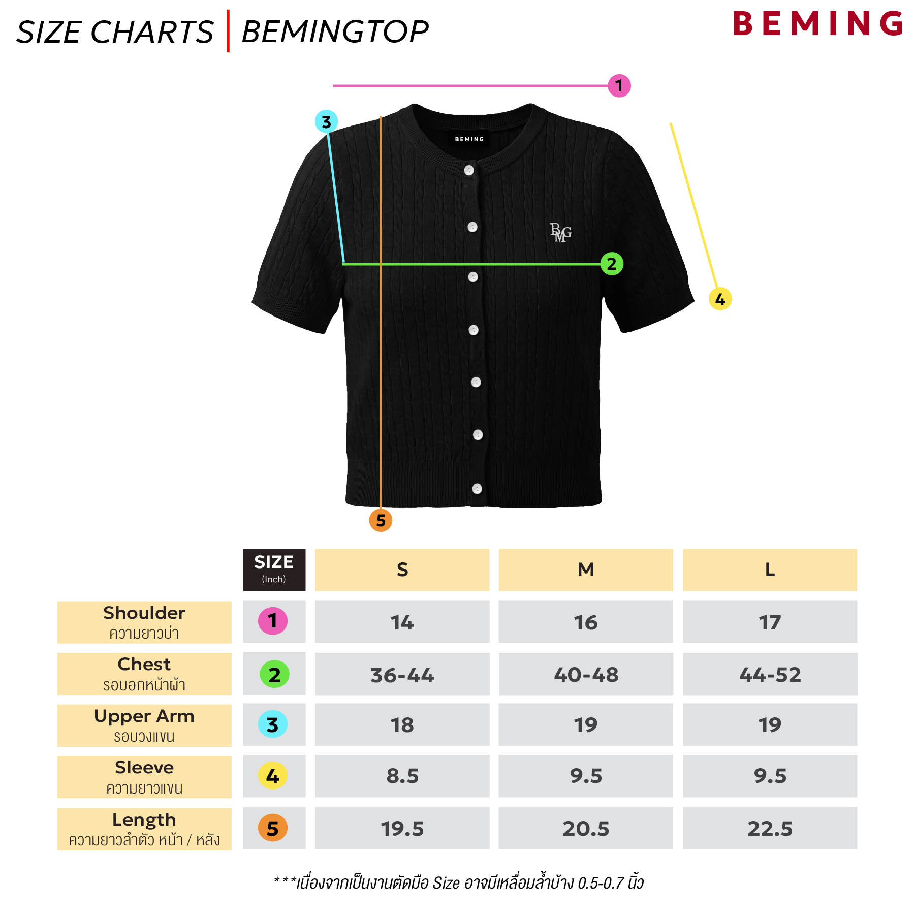(พร้อมส่ง)Bemingtop738(S-L) - Softie Knit Top เสื้อ คอกลม | Shopee Thailand