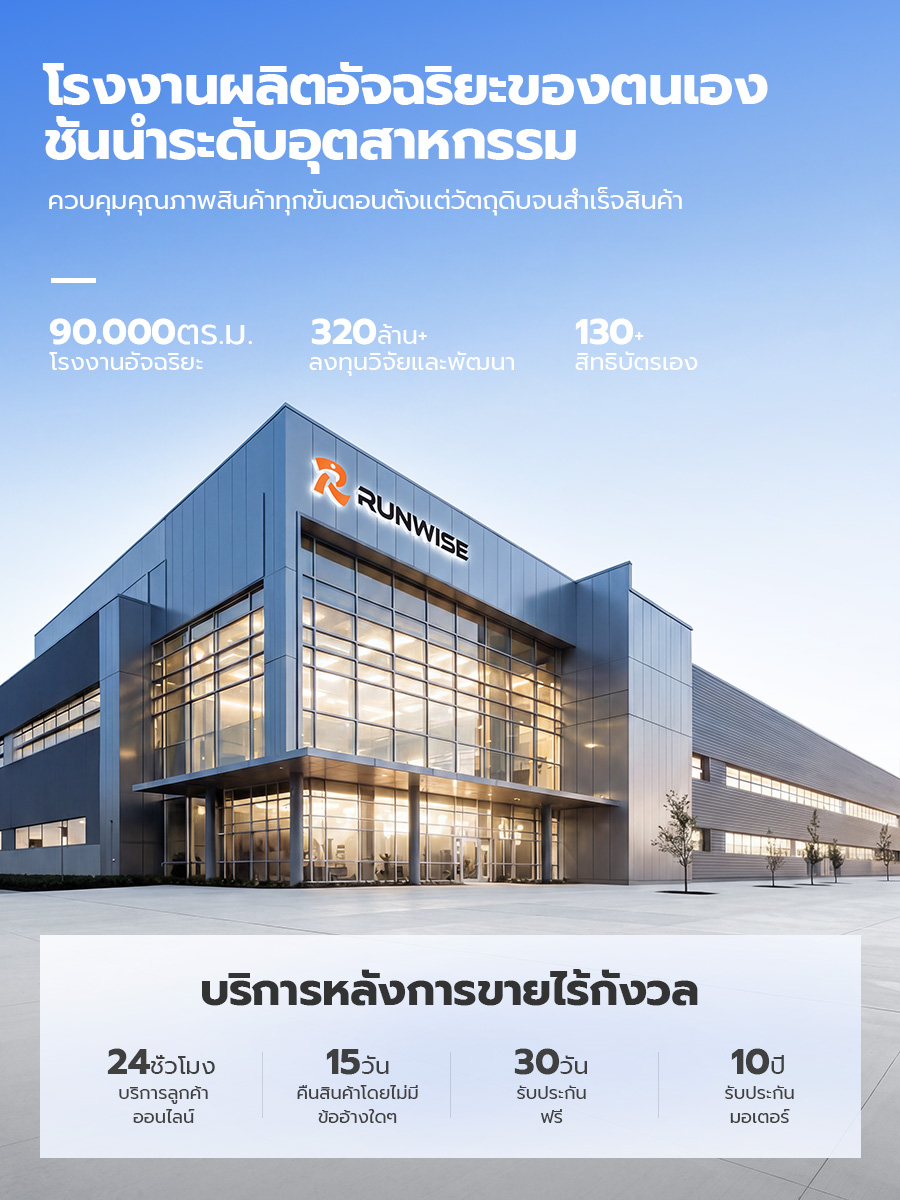 RUNWISE ลู่วิ่งไฟฟ้า R7PRO ลู่วิ่ง เครื่องวิ่งไฟฟ้า 5.0 แรงม้า ลู่วิ่ง ...
