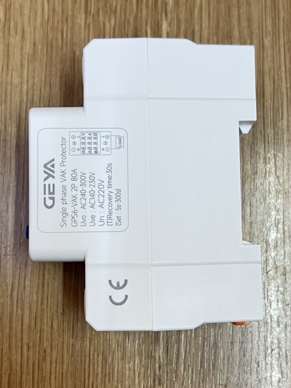 ชิโนทามเมอร์ 80A 220v ตัวป้องกันแรงดันไฟAC ไฟตก ไฟเกิน แสดงค่า Volt ...