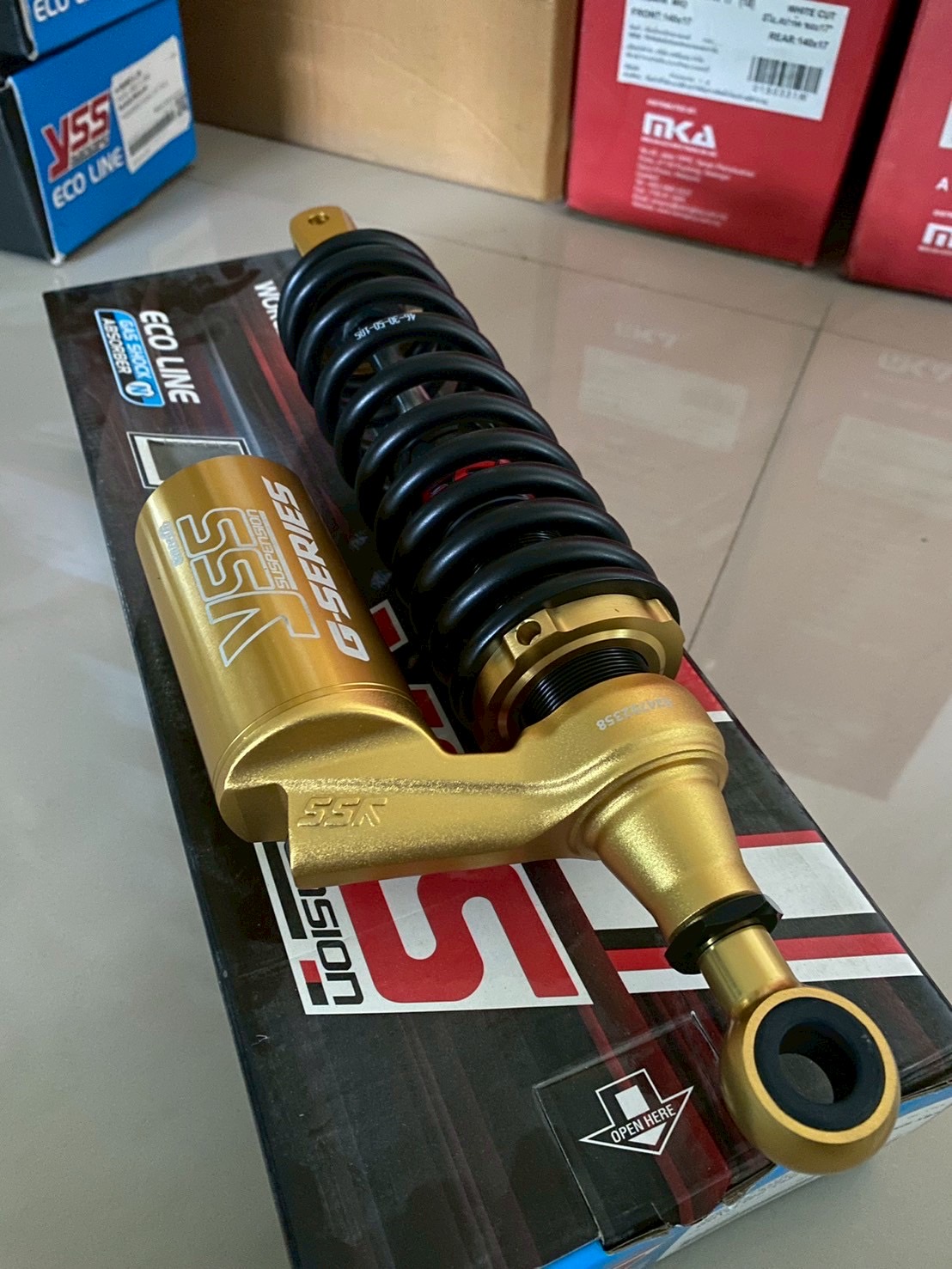 โช๊คหลัง YSS G-PLUS GOLD EDITION HONDA CLICK125i12 CLICK150i18 คลิก YSS ...