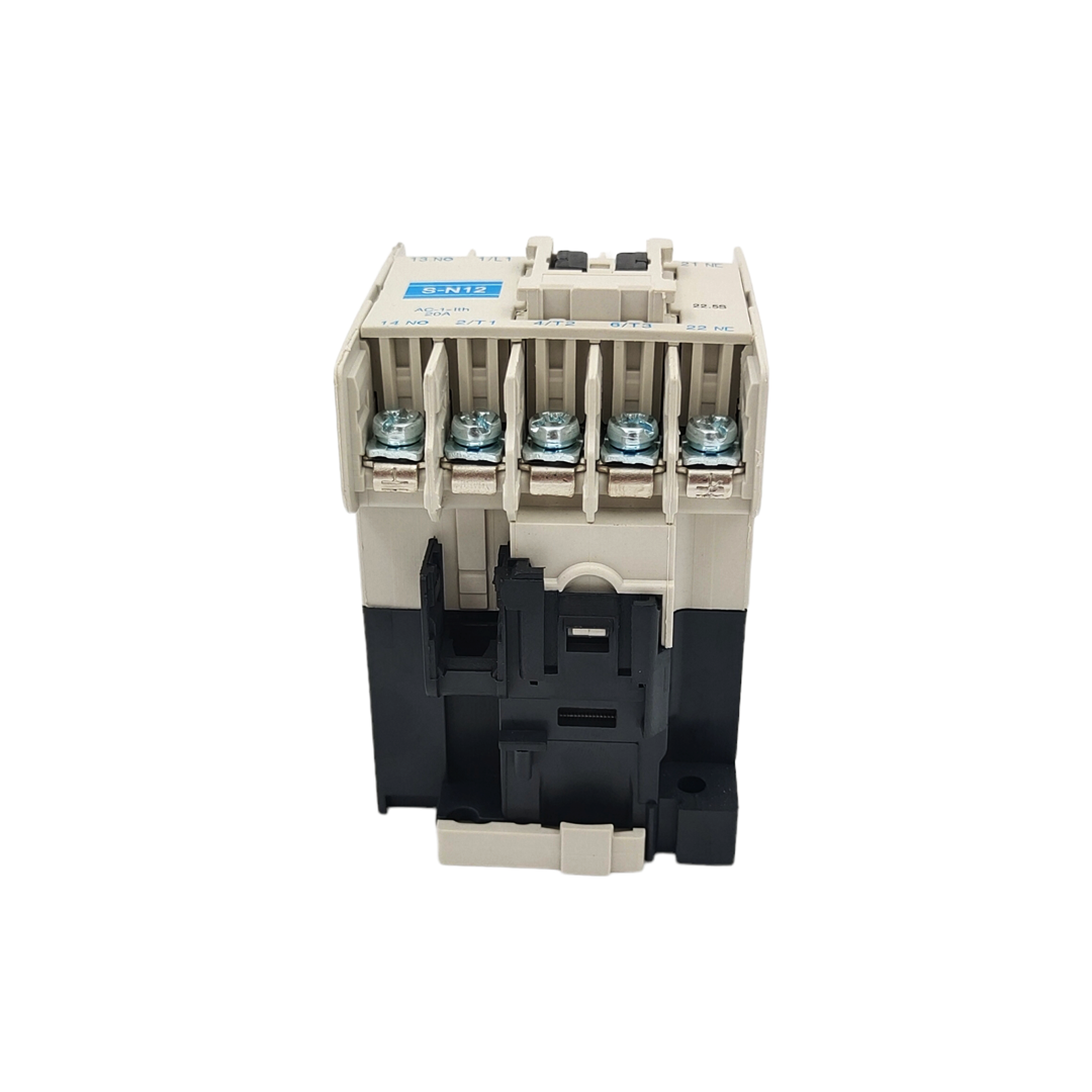 MAGNETIC CONTACTORS S-N12 แมกเนติก คอนแทกเตอร์ Ith:20A 1NO 1NC แรงดัน ...
