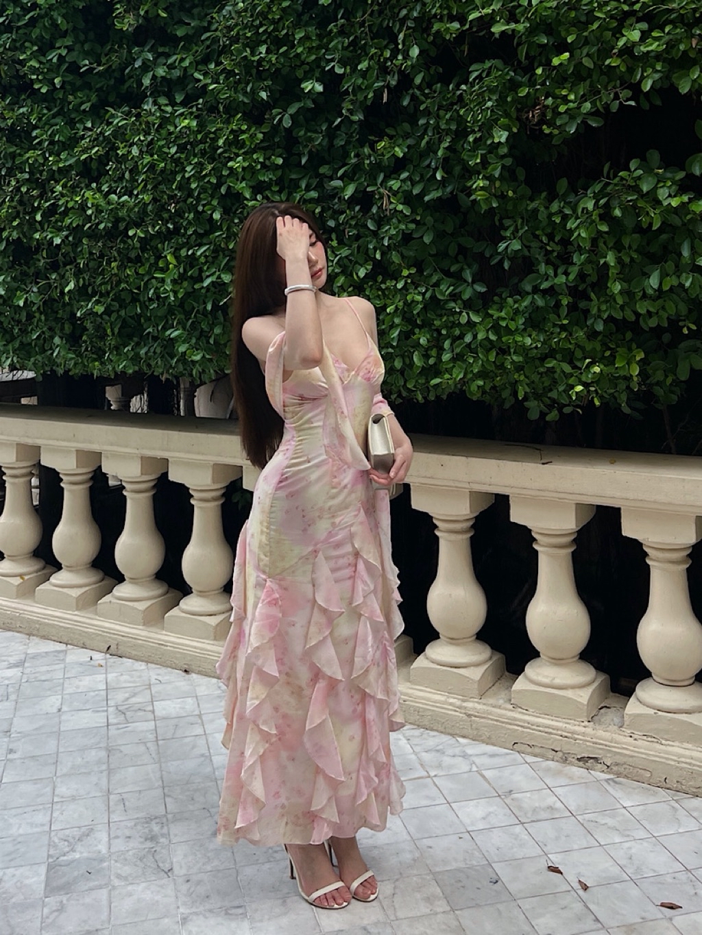 Freesia Ruffle Dress