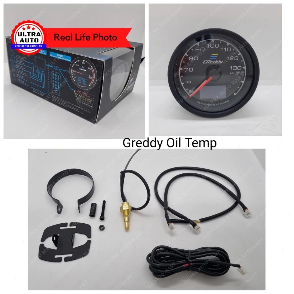 เกจวัด Greddy 2 in 1 สามารถวัด volt ได้ในตัว ตัวหน้าเปลี่ยนสีได้ 34สี ...