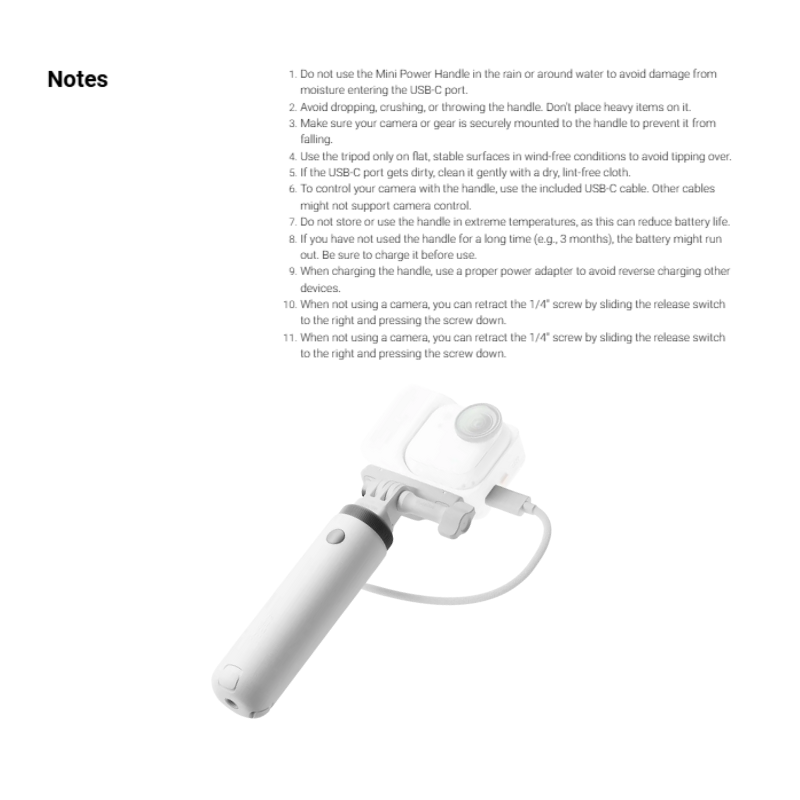 Insta360 GO Ultra / Ace Pro 2 Mini Power Handle รับประกันศูนย์ 1 ปี ...