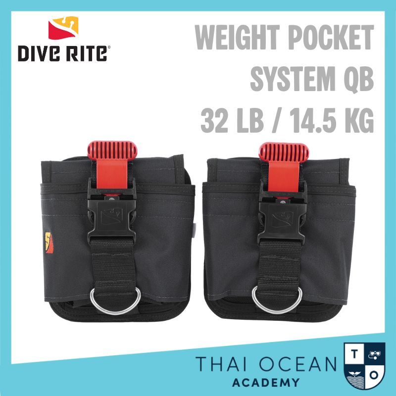 Dive Rite ฺBCD Weight Pocket System QB -32 LB - 14.5 kg | Shopee Thailand
