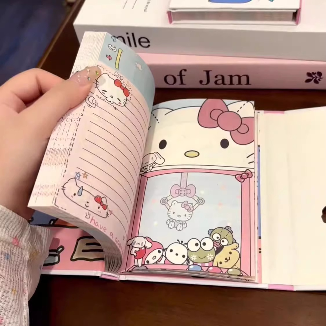 CODสมุดโน้ต Hello Kitty ดีไซน์คุณภาพสูง หน้ากระดาษด้านในพิมพ์สีเต็มรูป ...