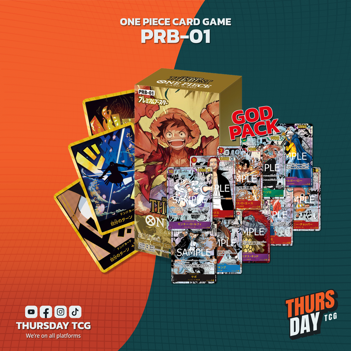 Onepiece PRB01 เรทคาตั้น ภาษาญี่ปุ่น | Shopee Thailand