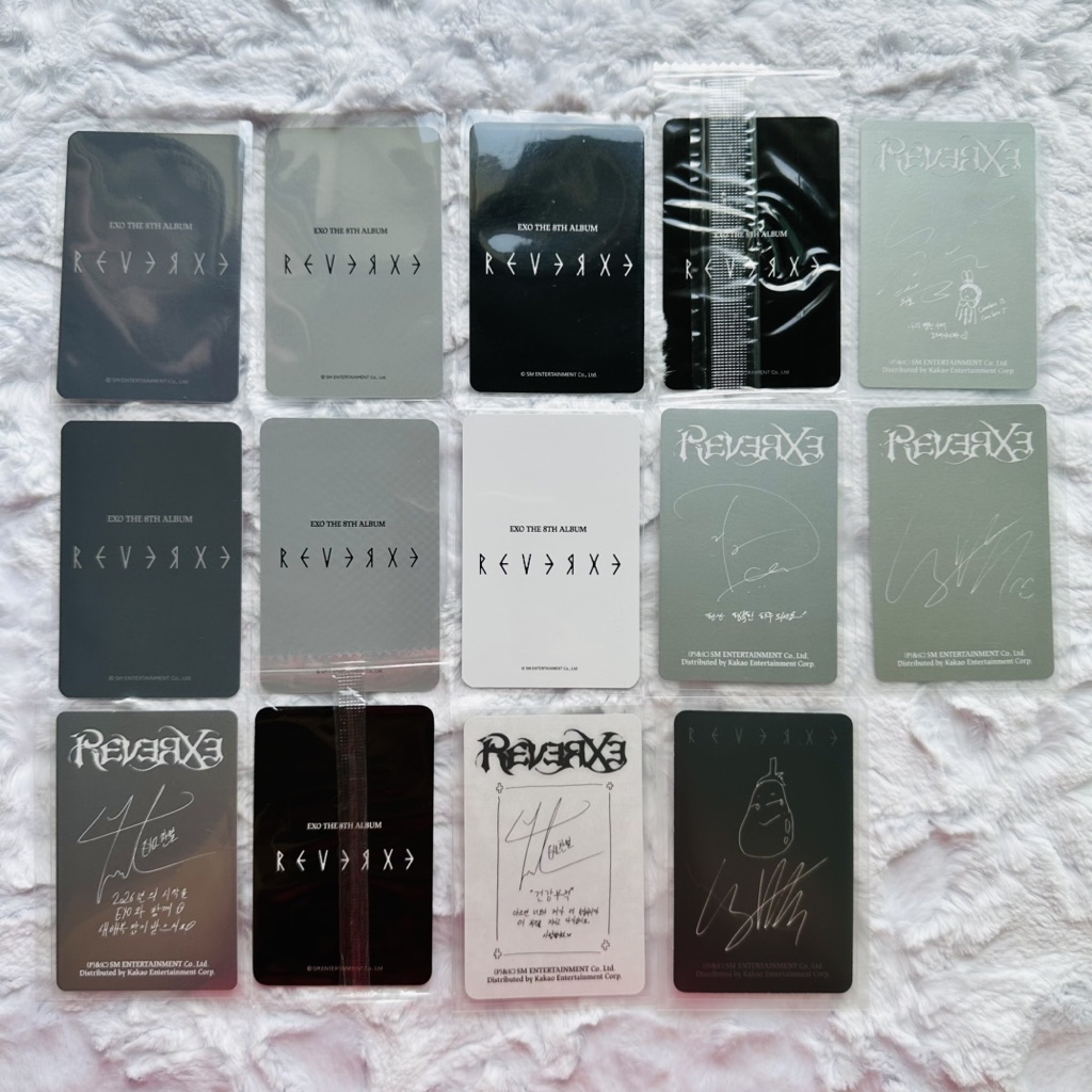 [พร้อมส่ง] การ์ดอัลบั้ม EXO Reverxe Official Photocard | Shopee Thailand