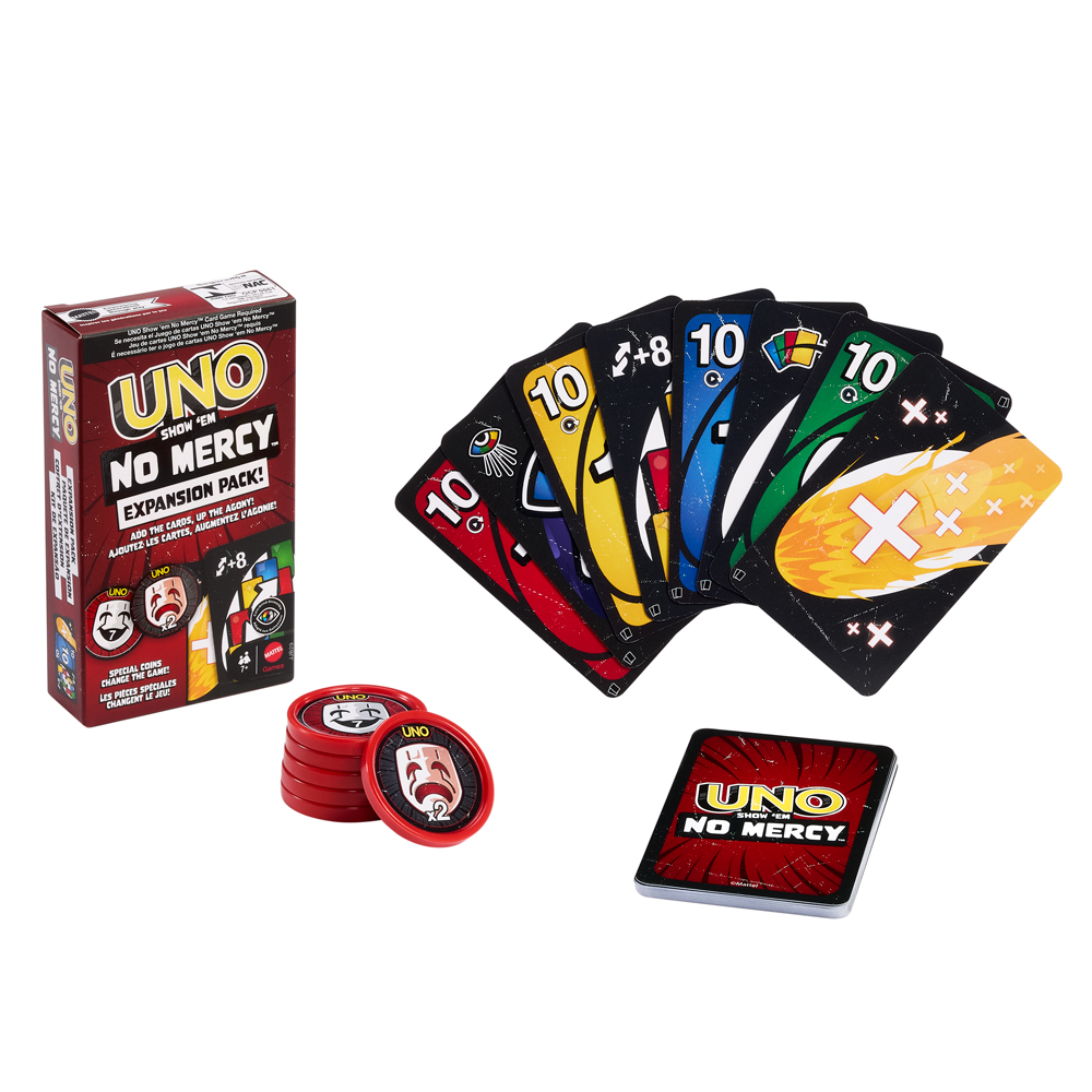 การ์ดเสริม อูโน่ โนเมอร์ซี่ UNO Show 'em No Mercy Expansion Pack การ์ด ...