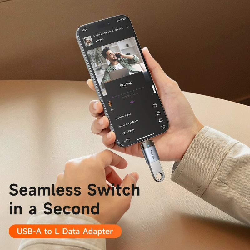ตัวแปลง MCDODO USB-A to Lightning Transfer Adapter with Indicator ...