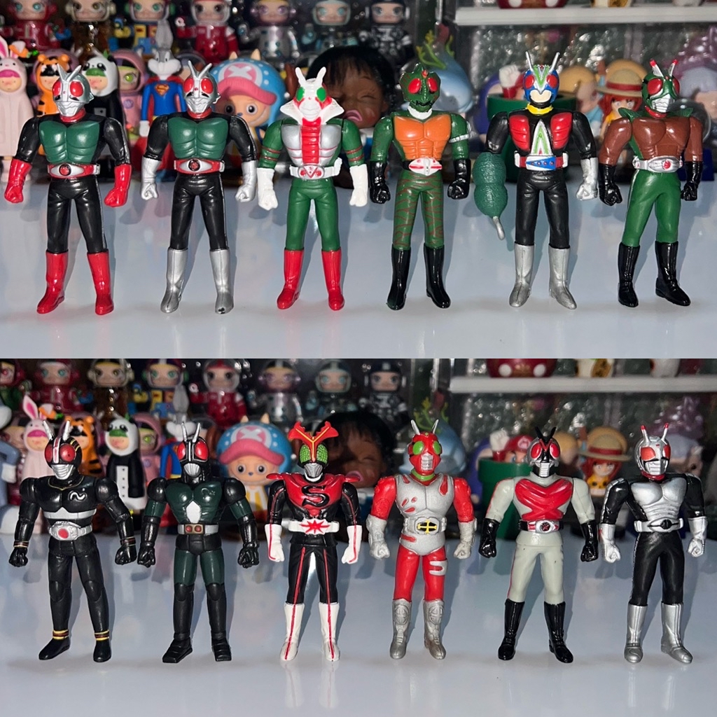 (พร้อมส่ง) Kamen Rider figure model Showa Mask Rider โมเดลคาเมนไรเดอร์ ...