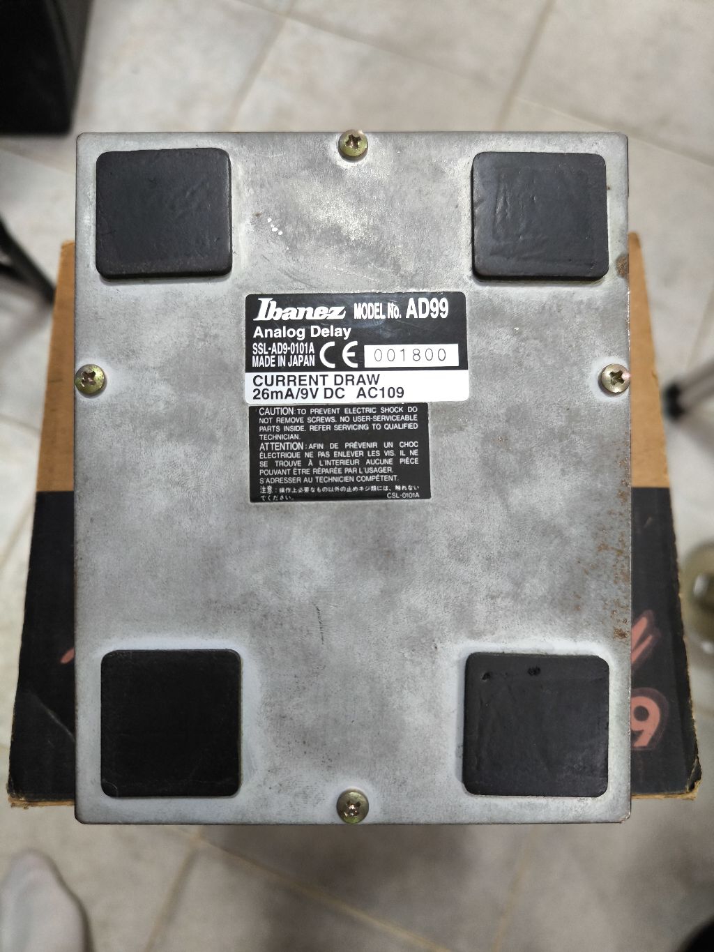 เอฟเฟค Ibanez AD99 analog delay Japan | Shopee Thailand