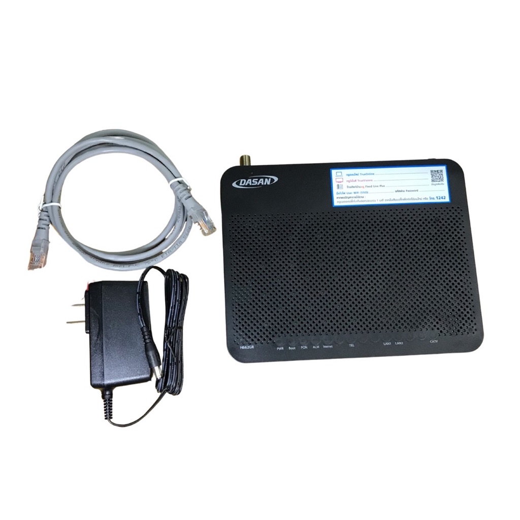 Dasan รุ่น H622GR ONU Fiber Router ใช้กับเน็ตไฟเบอร์ สัญญาณเสถียร พร้อม ...