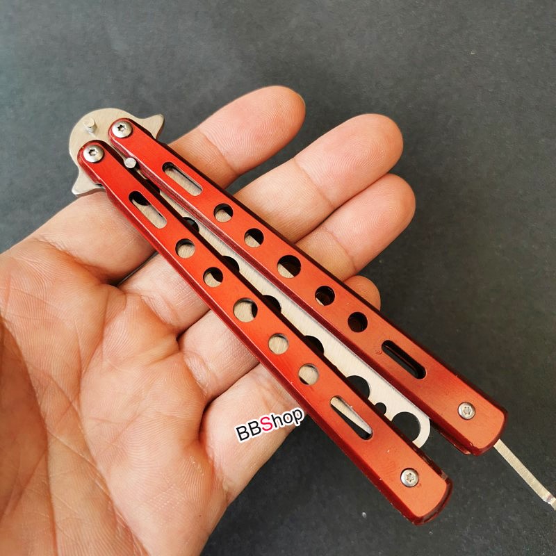 balisong บาลิซอง ฝึกซ้อม ควง ซ้อม แบบผีเสื้อ ไม่คม ดำ เงิน รุ้ง แดง ...