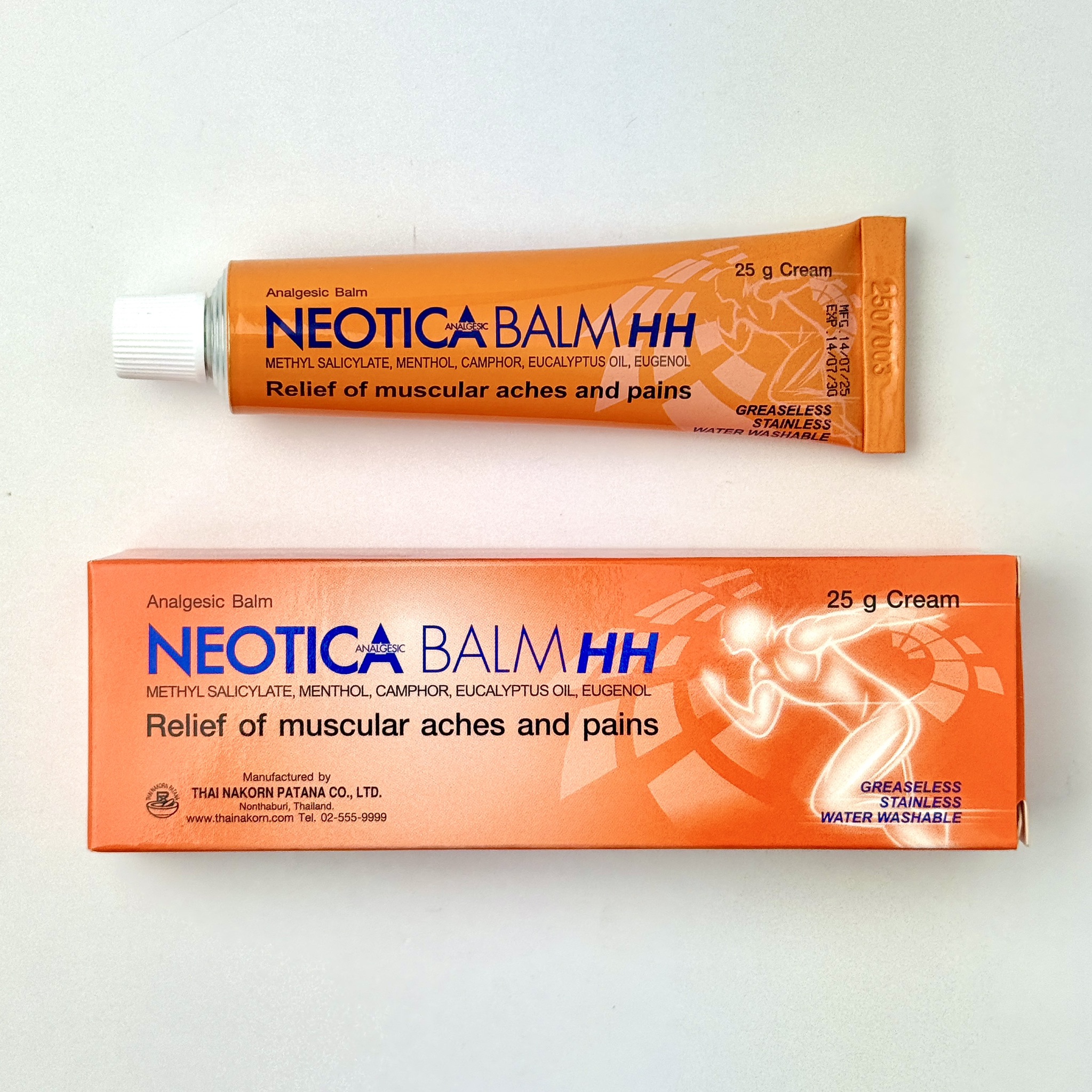 Neotica Balm HH [25g.] Cream นีโอติก้า บาล์ม เอชเอช ครีมทาบรรเทาอาการ ...