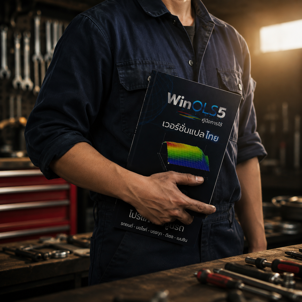 หนังสือคู่มือการใช้งานโปรแกรม WinOLS5 ภาษาไทย ฉบับสมบูรณ์ สำหรับสายจูน ...