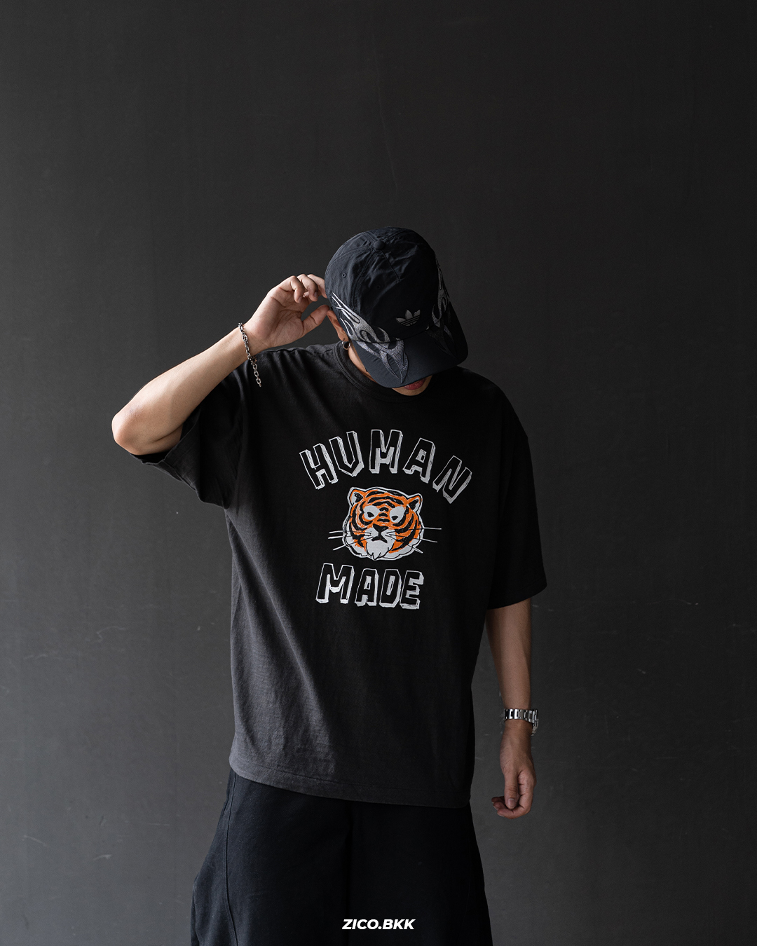 HumanMa Tiger Graphic Tee (HM30TE019) | Shopee Thailand