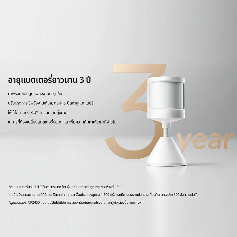 (NEW) Mi Motion Sensor 2S เซนเซอร์ตรวจจับการเคลื่อนไหว 2S | โหมดความไว ...