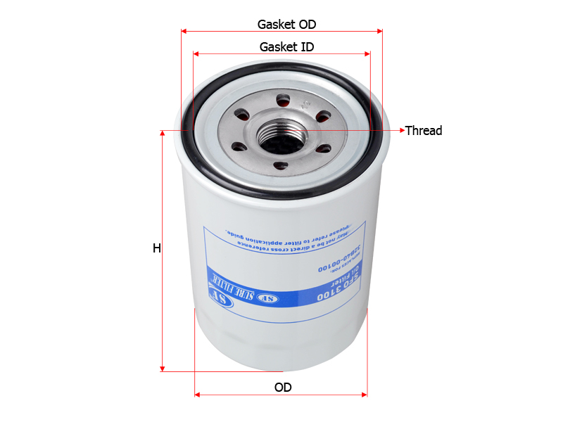 กรองเครื่อง Sure Filter SFO 3100 MITSUBISHI ( P502476 P550422 P502458 C ...