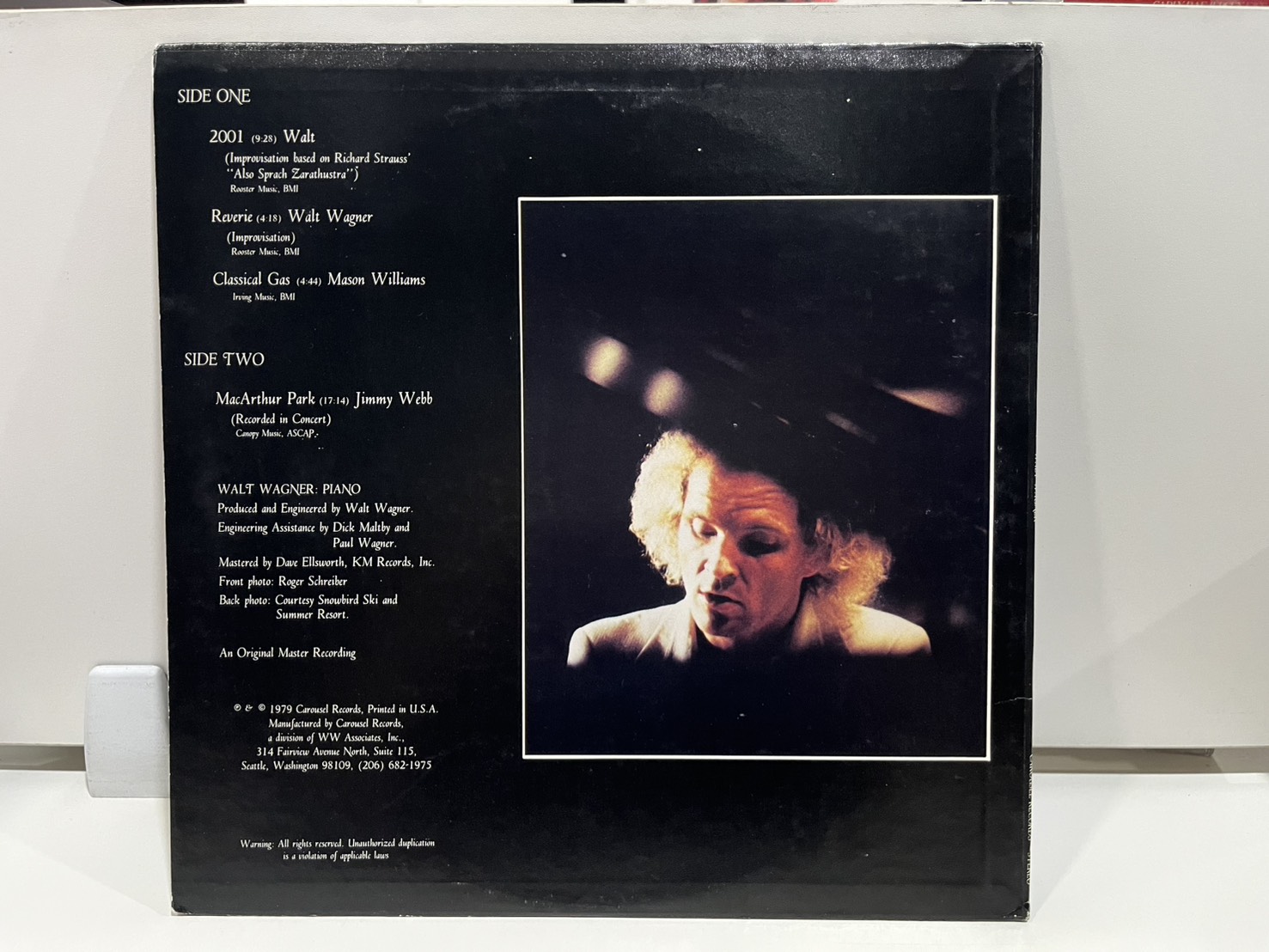 1LP Vinyl Records แผ่นเสียงไวนิล Walt Wagner // Walt Wagner CW-102 ...