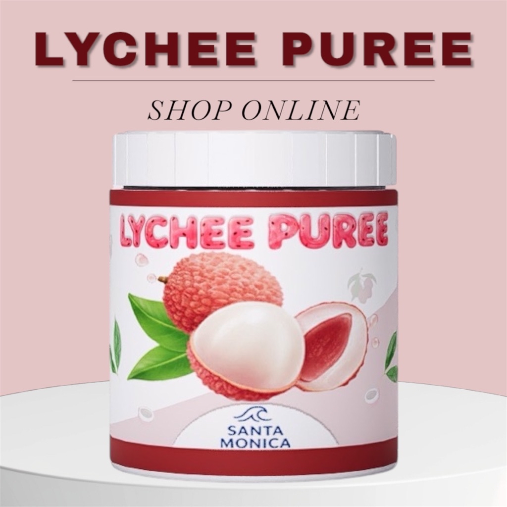 LYCHEE PUREE JAM ทำจากลิ้นจี่แท้แท้กลิ่นหอมหวานลิ้นจี่สดชื่นทำได้ทั้ง ...