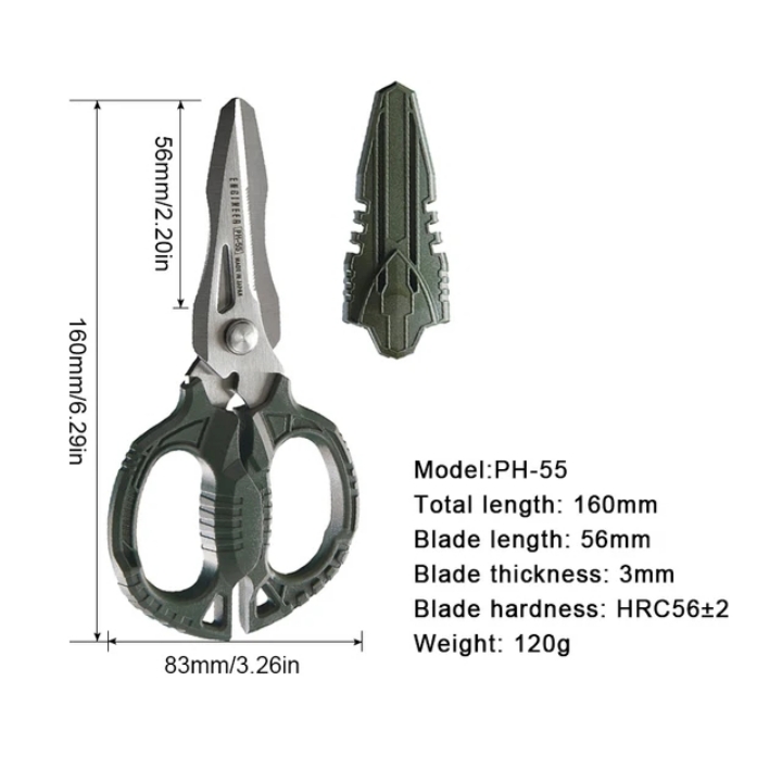 ENGINEER scissors กรรไกรเอนกประสงค์ 4 in 1 รุ่น PH-55 Made in JAPAN ...