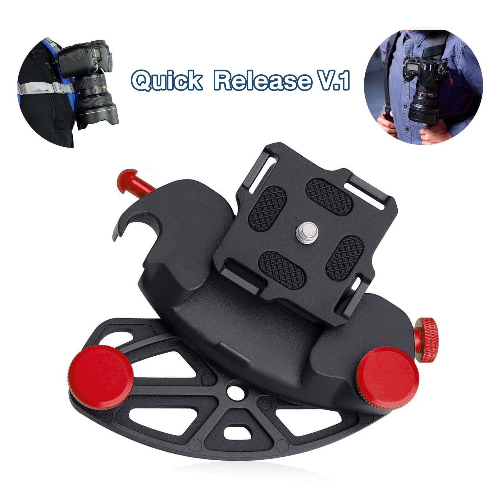Quick Release Camera Clip ชุดเพลทปลดเร็ว & คลิปล็อคสายสะพาย Capture ...