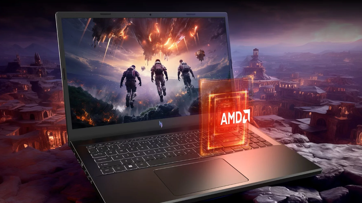 #Demo Acer Nitro V 15 ANV15-41-R93H (NH.QPEST.001) : AMD Ryzen 7 7735HS ...