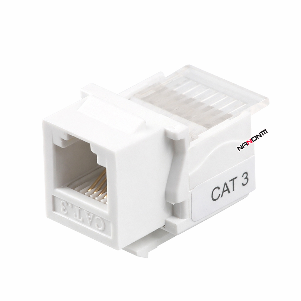 หัวโทรศัพท์ RJ11 CAT3 โมดูลเสียบสาย | Keystone Jack โทรศัพท์บ้าน ...