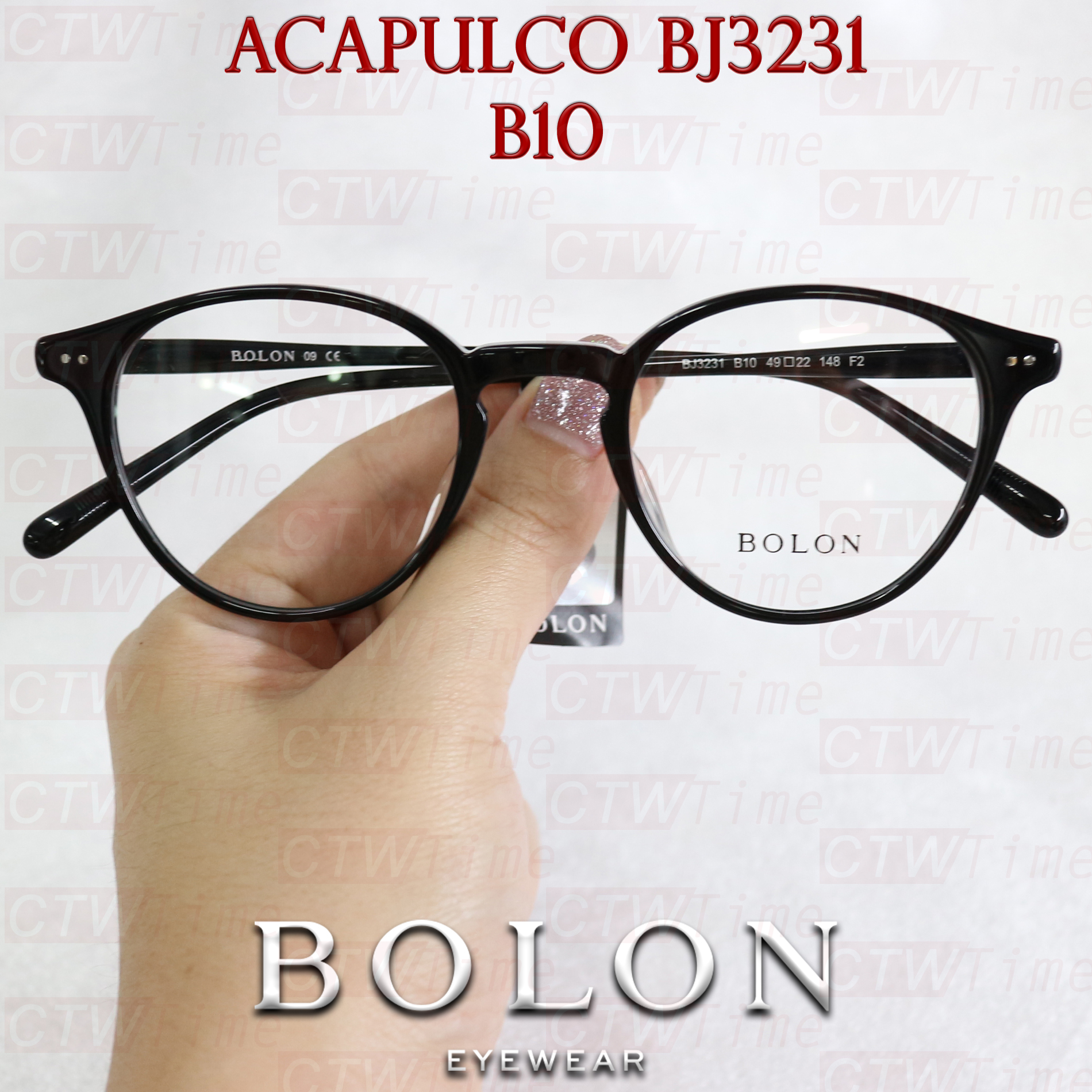SS26 BOLON กรอบแว่นสายตา รุ่น ACAPULCO BJ3231 B10 B20 B60 B80 [Acetate ...