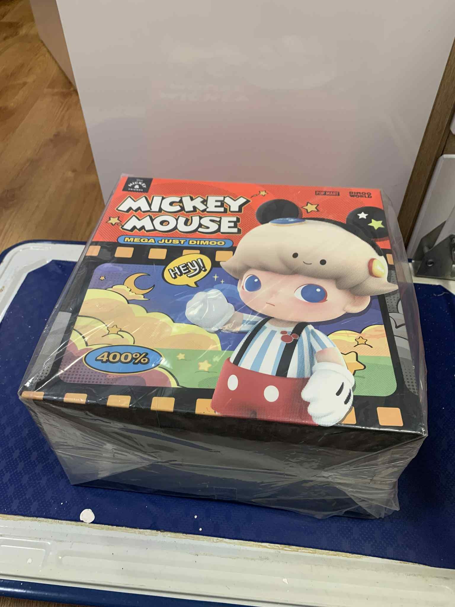 ของใหม่ (New) MEGA JUST DIMOO 400% Mickey Mouse [แท้ Shop] | Shopee ...