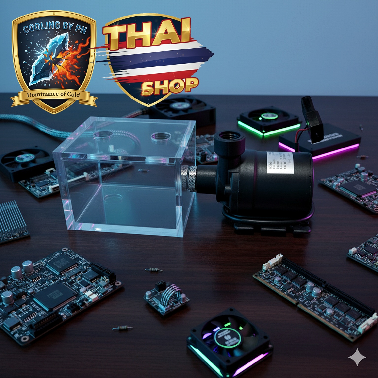 PN800 V2 19W ปั้มน้ำสำหรับคอมพิวเตอร์ /มอเตอร์ไซค์ไฟฟ้า /ชุดน้ำเปิด ...