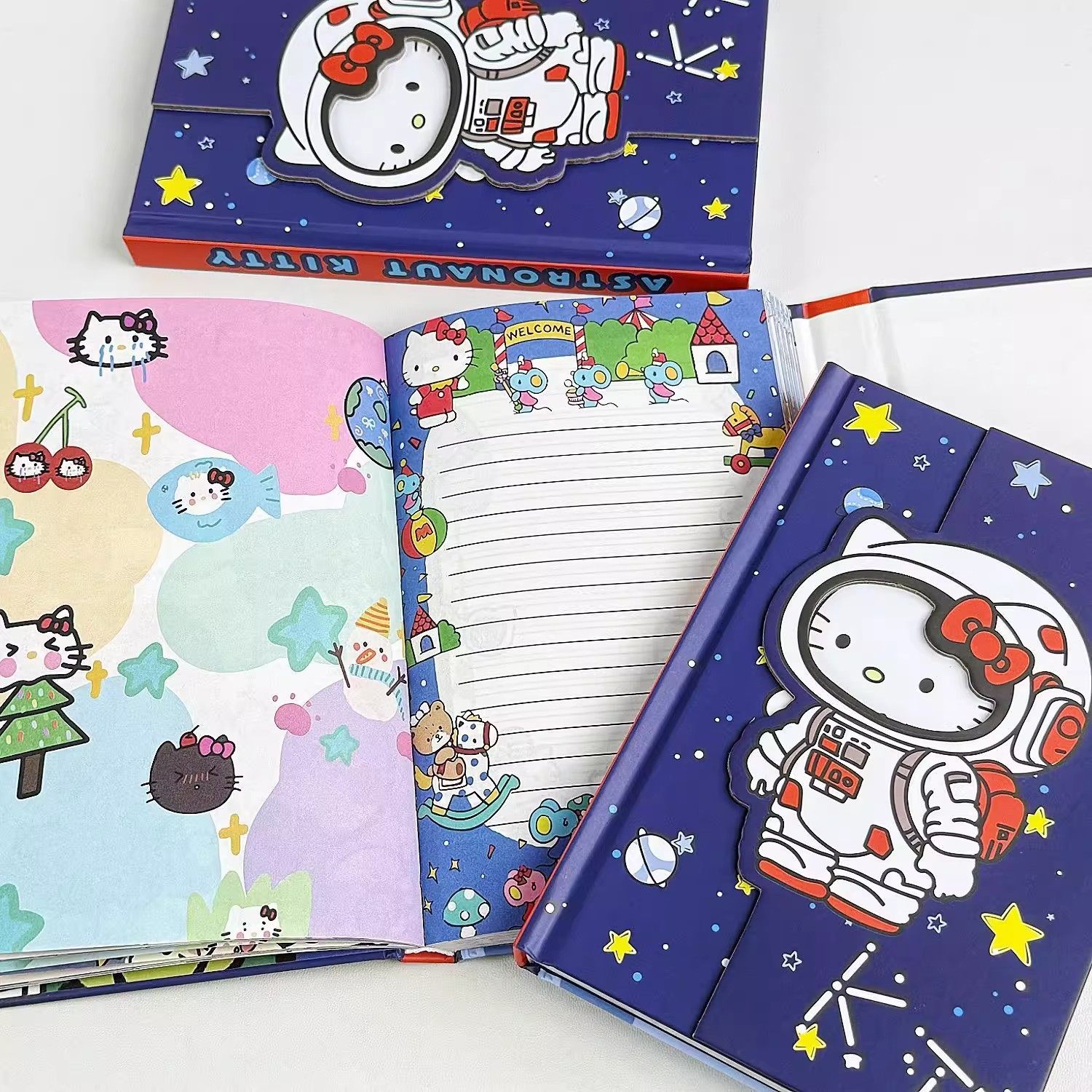 CODสมุดโน้ต Hello Kitty ดีไซน์คุณภาพสูง หน้ากระดาษด้านในพิมพ์สีเต็มรูป ...