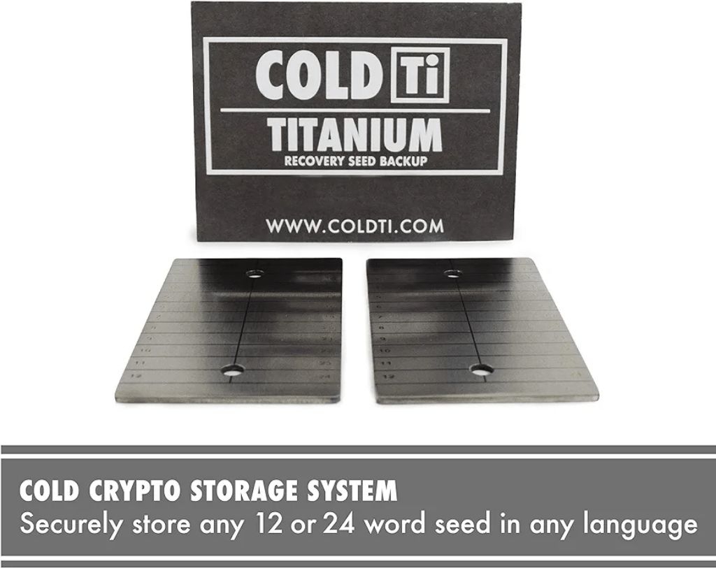 ColdTi® | แผ่นเหล็ก Titanium จด,เก็บ Seed Phrase Storage Bitcoin Crypto ...