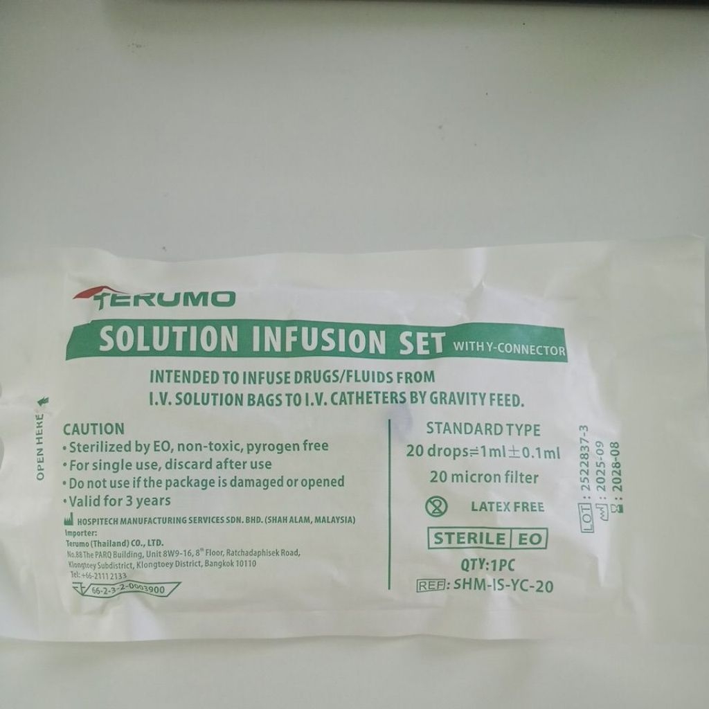 ชุด Set iv 20 drops/min solution infusion set | Shopee Thailand