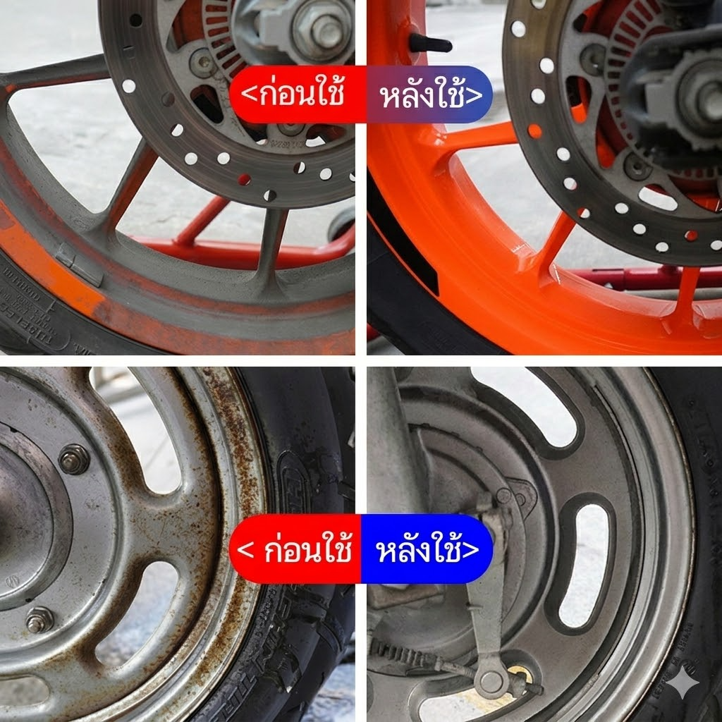 KOBY Wheel Cleaner 560ml น้ำยาทำความสะอาดล้อรถ ล้างล้อแม็ก สูตรอ่อนโยน ...