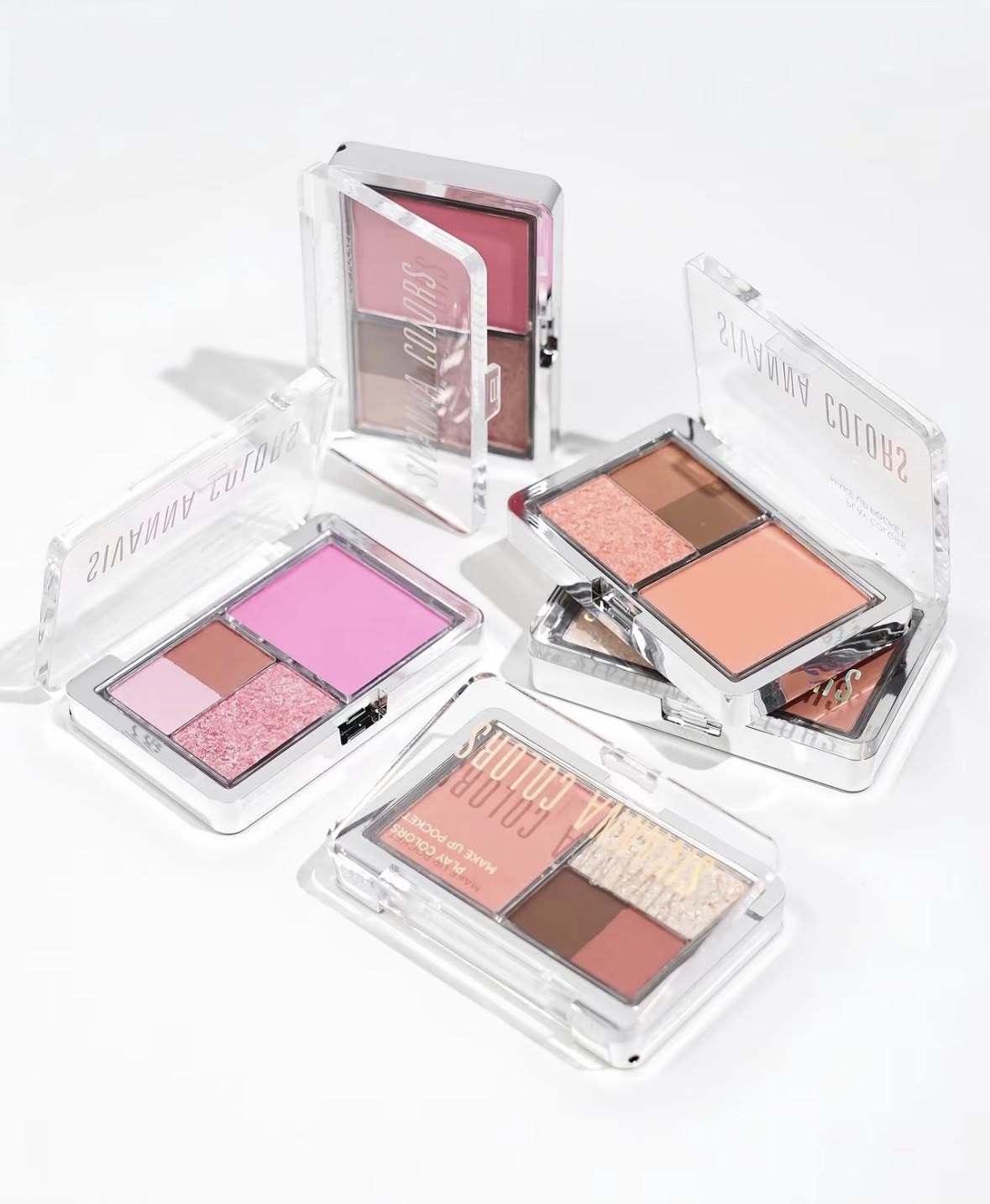 Sivanna Colors Play Colors Make Up Pocket : HF683 พาเลทท์ตา และแก้ม 4 ...