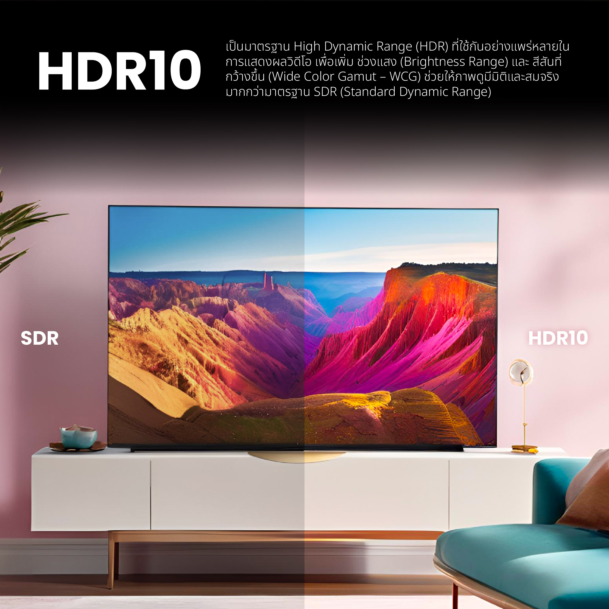 (NEW 2026) Aconatic ทีวี 55 นิ้ว QLED 4K HDR รุ่น 55QSB340AN ระบบ ...
