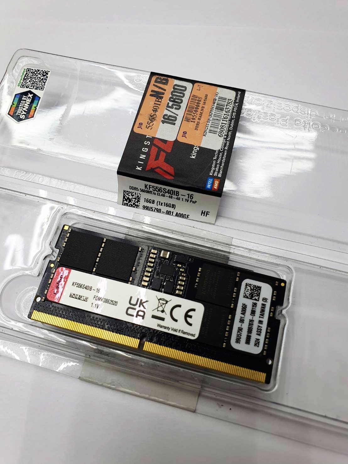 RAM DDR5 Notebook Bus 5600MHZ 16GB SO-DIMM แรม หน่วยความจำโน้ตบุ๊ค สภาพ ...