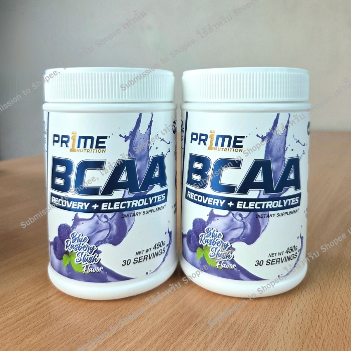 PR1ME BCAAs Plus Blue Rasberry Slush 450 G. รสชาติ ราสเบอรรี่ ไพร์ม ...