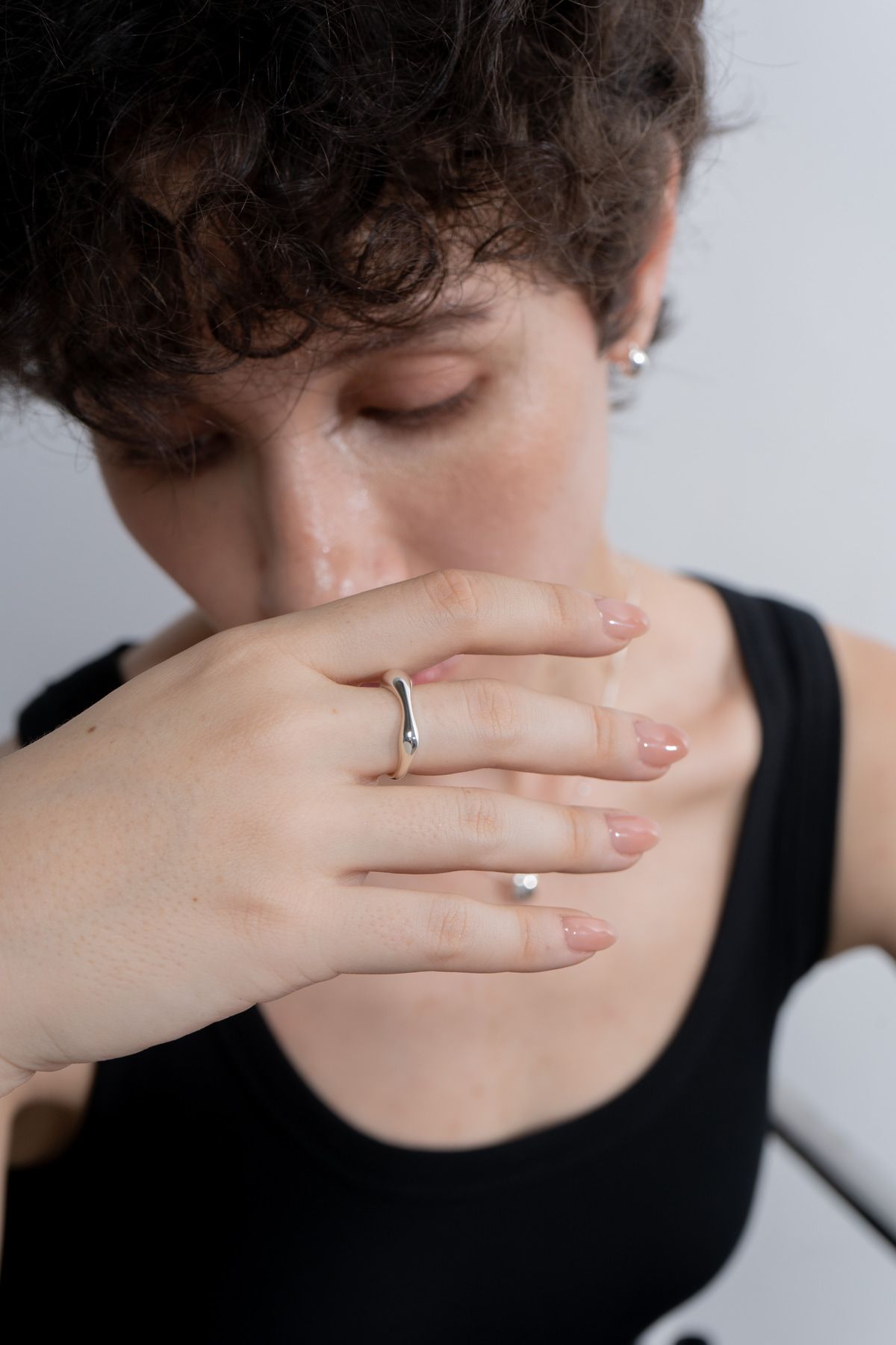 dashbrand DJ05-RG Melt Ring (Minimal Jewelry) แหวนเงินแท้ มินิมิอล ...