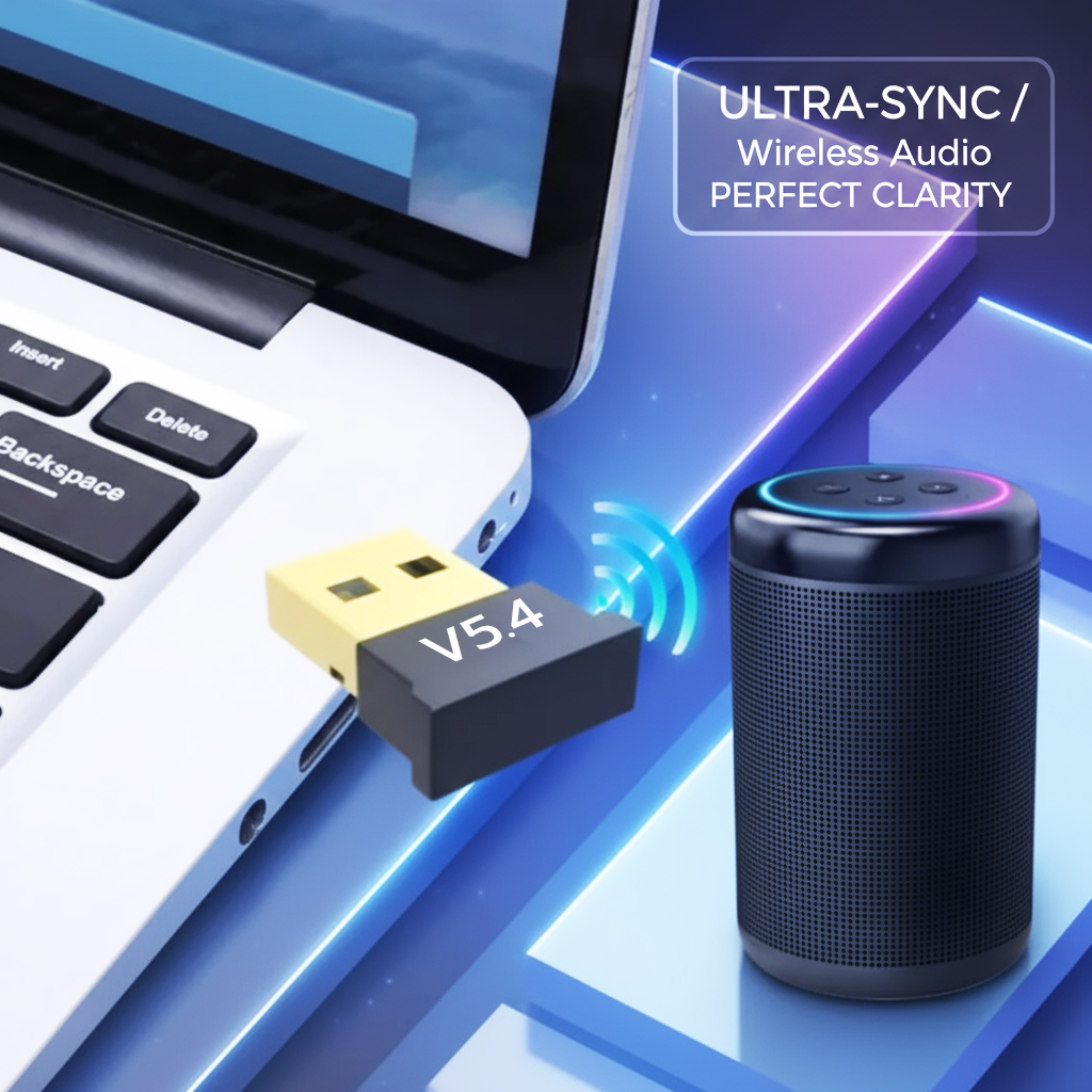 รุ่นใหม่ USB Bluetooth 6.0 For PC , Labtop อะแดปเตอร์ไร้สายบลูทูธ ...