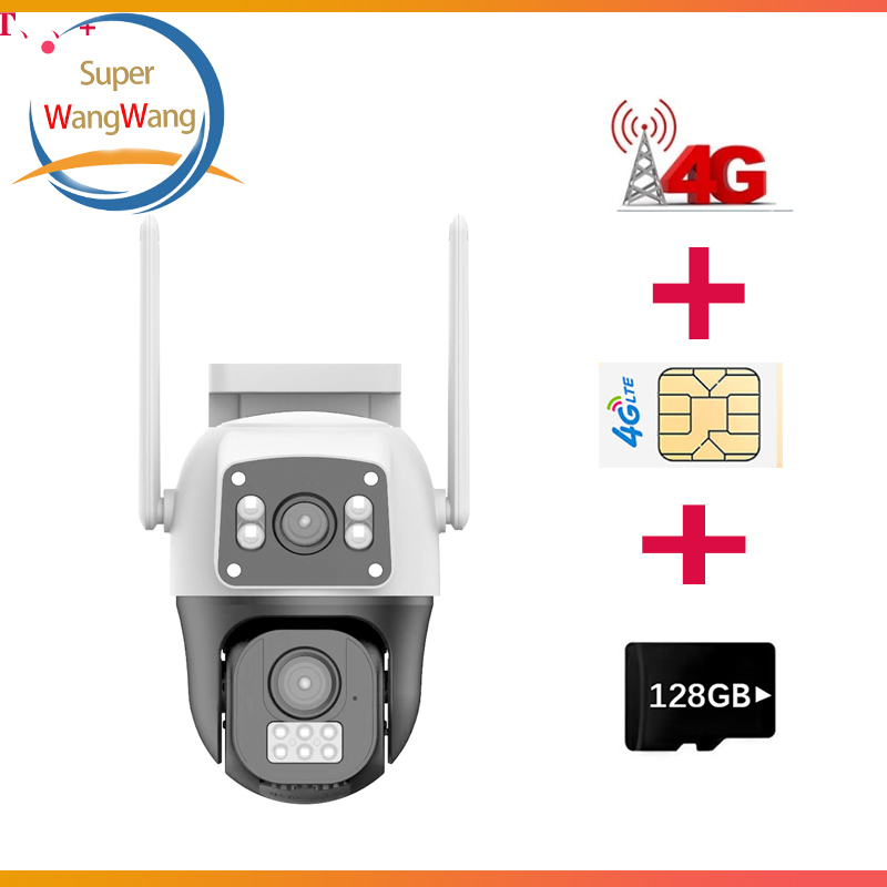 8MP/12MPกล้องวงจรปิดไร้สาย WIFI & 4G Camera 12MP รองรับซิมทุกค่าย 3 ...
