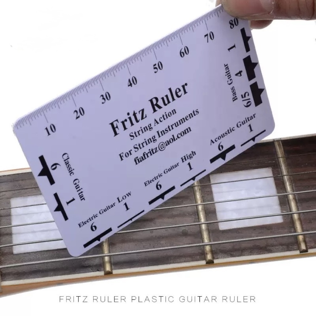 ไม้บรรทัด Fritz Ruler + String Pitchrulerสำหรับวัดระยะสายกีตาร์และ ...