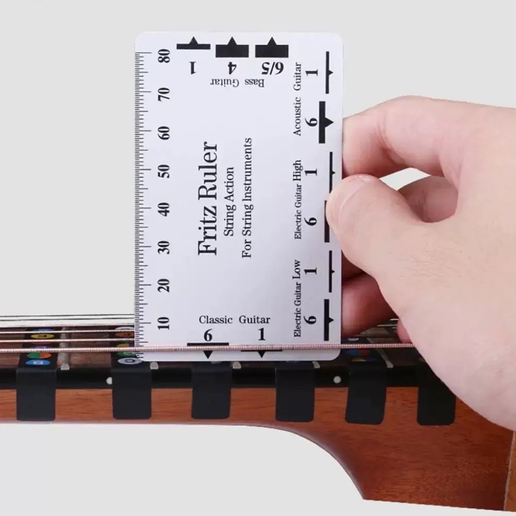 ไม้บรรทัด Fritz Ruler + String Pitchrulerสำหรับวัดระยะสายกีตาร์และ ...