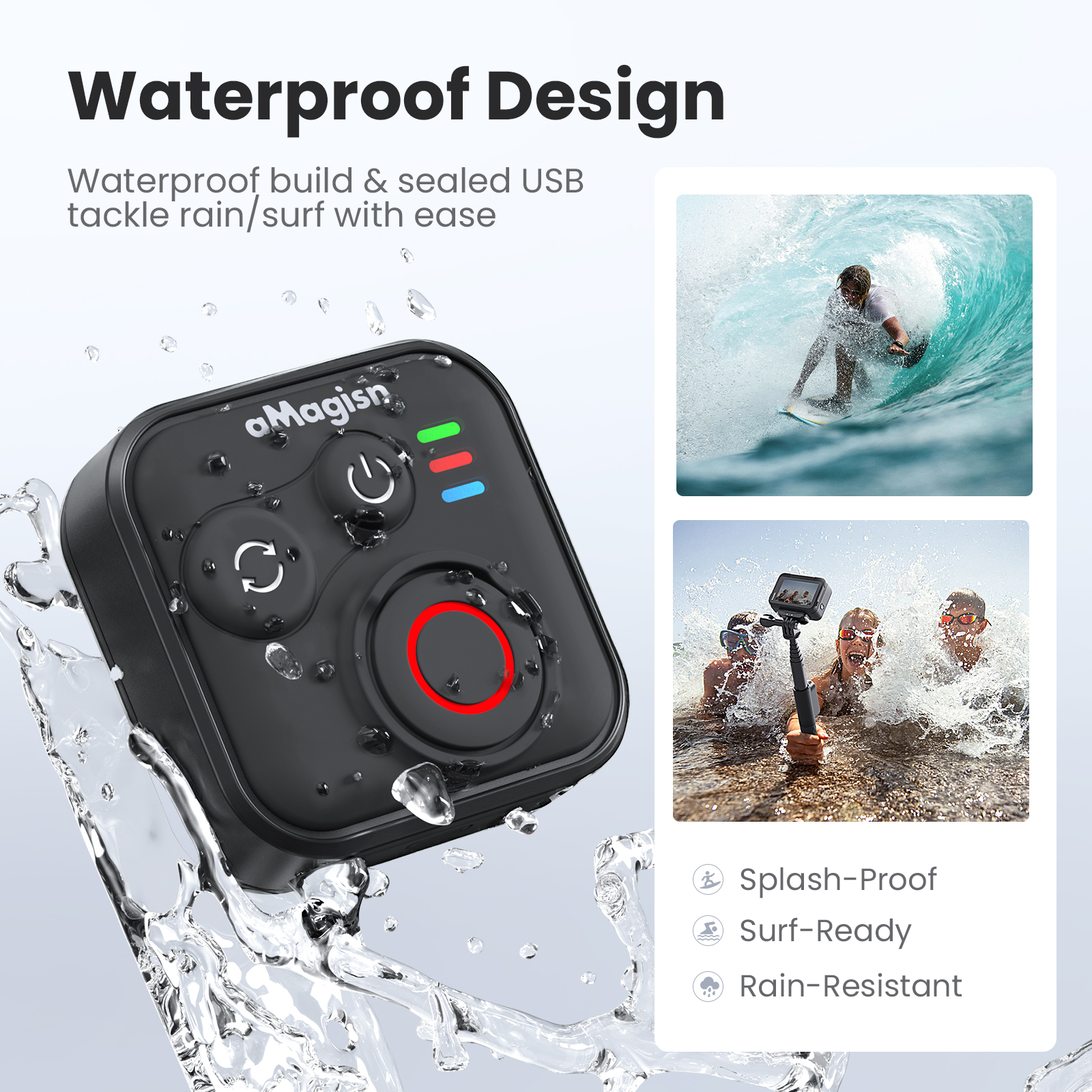 aMagisn Action Camera Blue Tooth Remote controllor รีโมทคอนโทรล ...