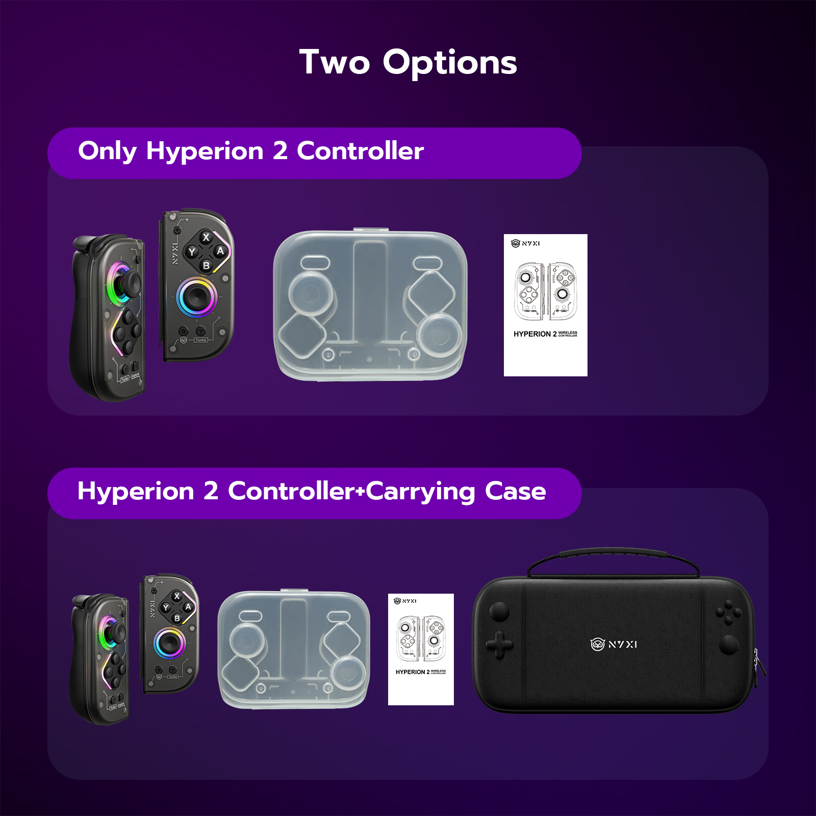 NYXI Hyperion 2 Joycon Wireless บลูทูธ Nintendo Switch OLED Lite จอยสติ ...