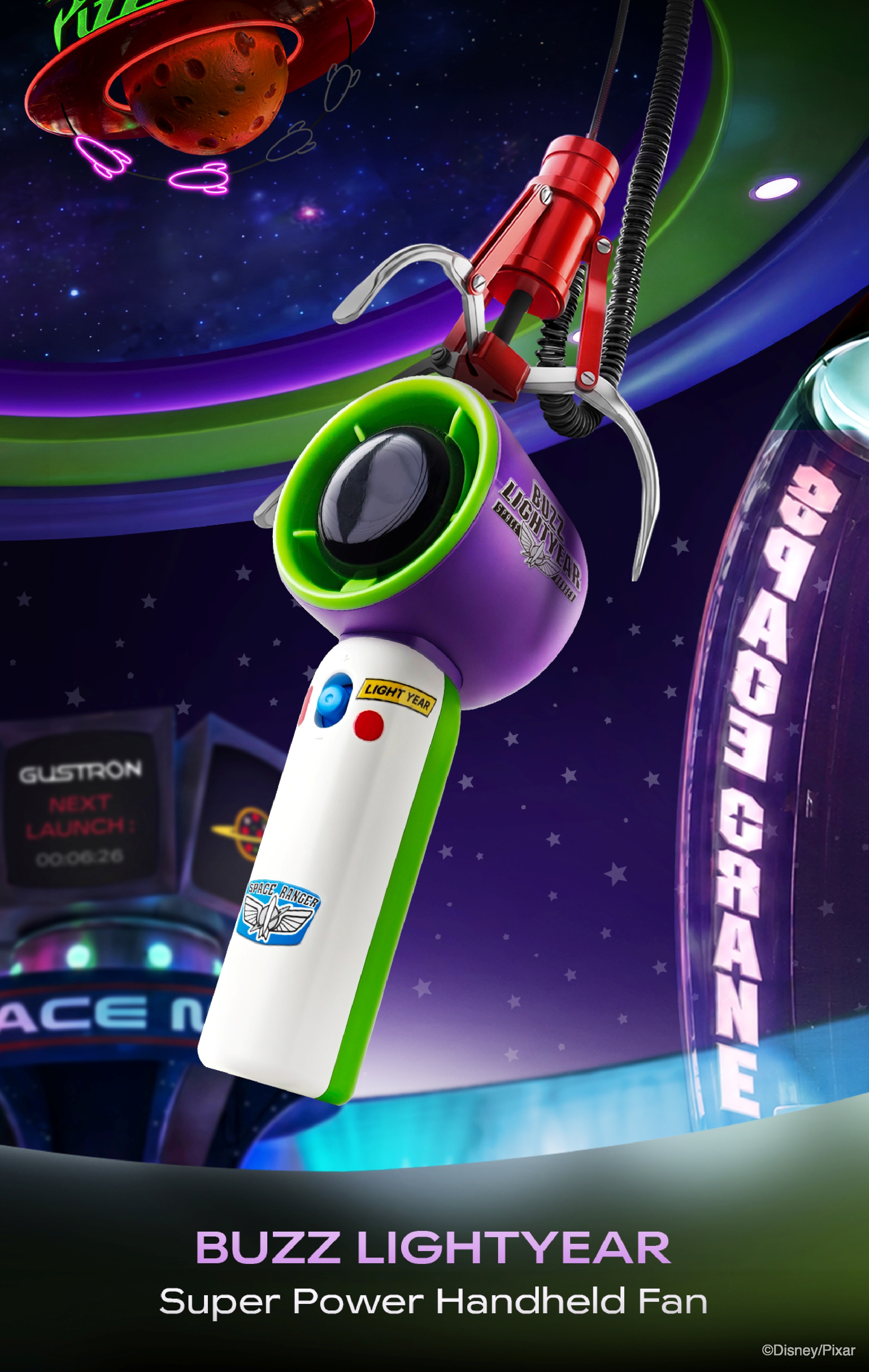 [ลิขสิทธิ์แท้] Gustron x Buzz Lightyear Super Power Handheld Fan พัดลม ...