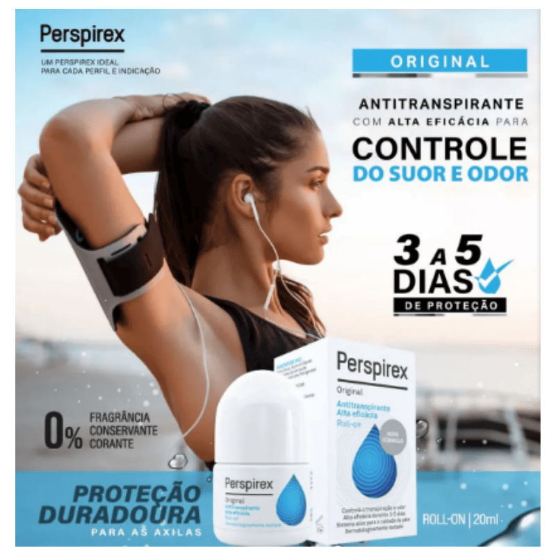 Perspirex Roll-On Original / Strong / Comfort 20ml โรลออนระงับเหงื่อ ...